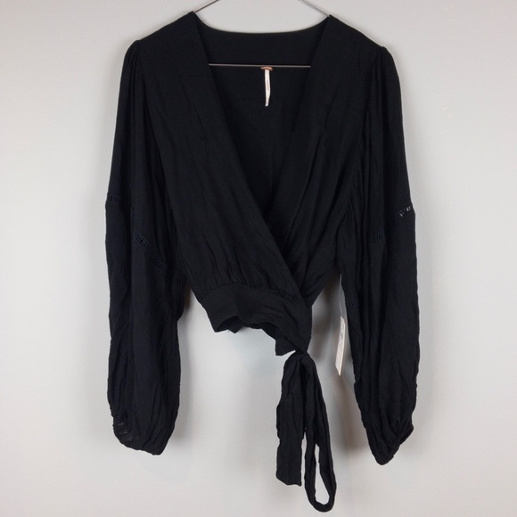 Free People Wrap Top Size S - Picture 3 of 7